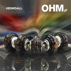 OHM Beads Heimdall  black; gold glass Bead by The Alternative Bead. Your official OHM Beads Retailer from Germany