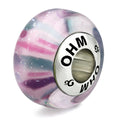 OHM Beads Dewey Buds (AMG298) pink; purple; blue glass Bead The Alternative Bead