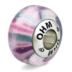 OHM Beads Dewey Buds (AMG298) pink; purple; blue glass Bead The Alternative Bead