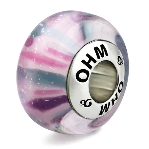 OHM Beads Dewey Buds (AMG298) pink; purple; blue glass Bead The Alternative Bead