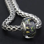 OHM Beads Autumn Glimmers black glass Bead by The Alternative Bead. Your official OHM Beads Retailer from Germany