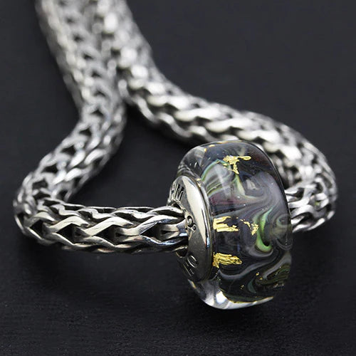 OHM Beads Autumn Glimmers black glass Bead by The Alternative Bead. Your official OHM Beads Retailer from Germany