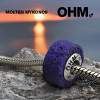 OHM Beads Molten Mykonos (AMG311)  sterling-silver Bead The Alternative Bead