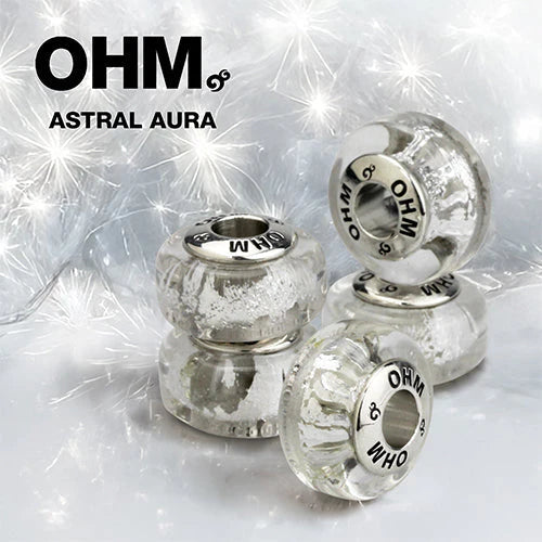 OHM Beads GOTM NO. 48 Astral Aura  glass Bead by The Alternative Bead. Your official OHM Beads Retailer from Germany