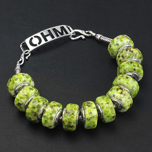 OHM Beads Spring Step (AMG547)  sterling-silver Bead The Alternative Bead