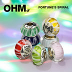 OHM Beads GOTM NO. 43 Fortune's Spiral  glass Bead by The Alternative Bead. Your official OHM Beads Retailer from Germany