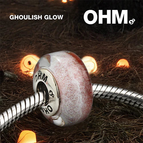OHM Beads Ghoulish Glow  glass Bead by The Alternative Bead. Your official OHM Beads Retailer from Germany