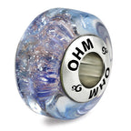 OHM Beads Galactic Glitters (AMG791)  sterling-silver Bead The Alternative Bead
