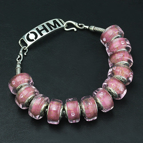 OHM Beads GOTM NO. 42 Magical Love Fantasy pink glass Bead by The Alternative Bead. Your official OHM Beads Retailer from Germany