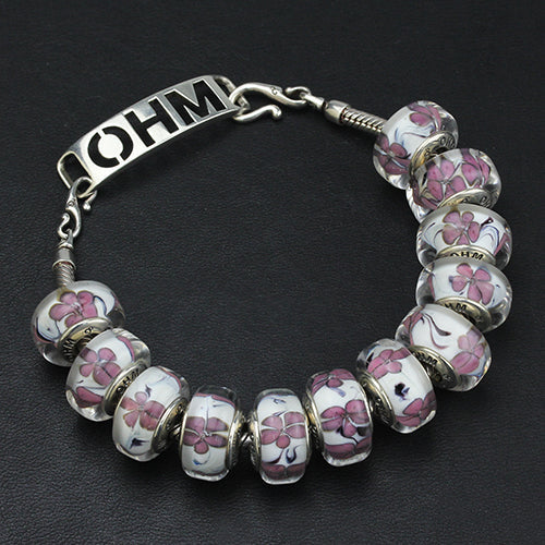 OHM Beads GOTM NO. 45 Glorious Morning  glass Bead by The Alternative Bead. Your official OHM Beads Retailer from Germany