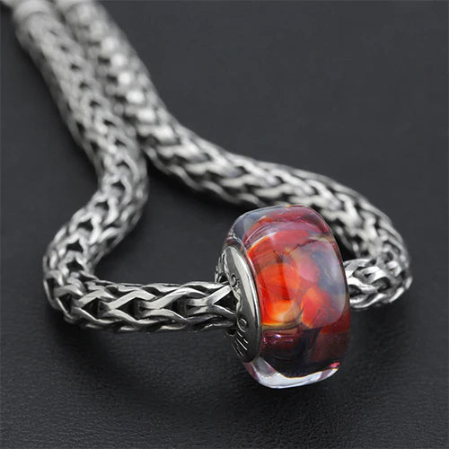 OHM Beads Rust And Reverie red glass Bead by The Alternative Bead. Your official OHM Beads Retailer from Germany