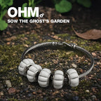 OHM Beads Sow the Ghost's Garden white glass Bead by The Alternative Bead. Your official OHM Beads Retailer from Germany