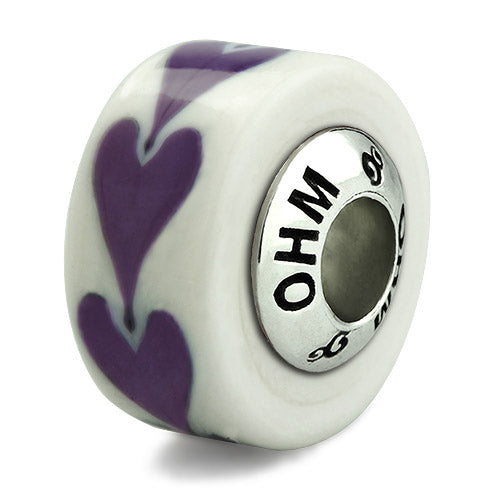 OHM Beads Aubergine Adoration (AMG904)  sterling-silver Bead The Alternative Bead