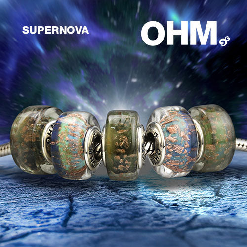 OHM Beads GOTM NO. 37 Supernova  sterling-silver Bead The Alternative Bead