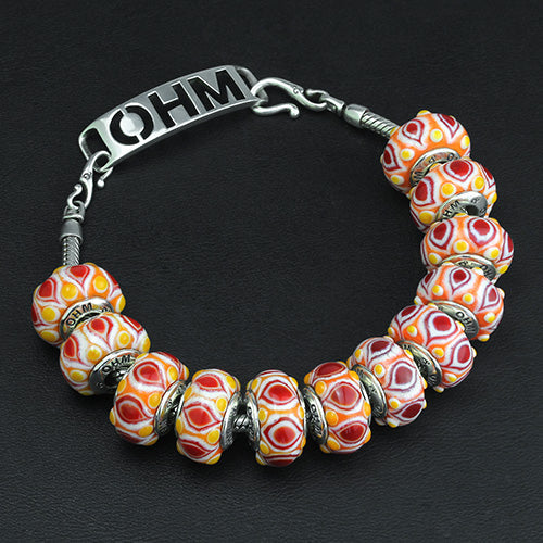  OHM Beads GOTM NO. 36 Afternoon Fire Bead by The Alternative Bead 