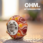 OHM Beads GOTM NO. 36 Afternoon Fire (AMG912)  sterling-silver Bead The Alternative Bead