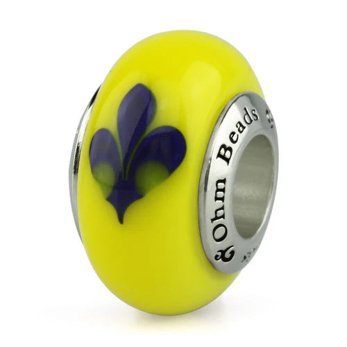 OHM Beads Fleur De Lis (Retired) (AMW00203)  sterling-silver Bead The Alternative Bead