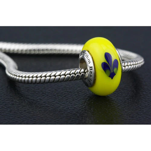 OHM Beads Fleur De Lis (Retired) (AMW00203)  sterling-silver Bead The Alternative Bead