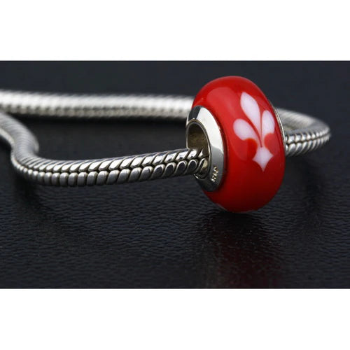 OHM Beads Fleur De Lis (Retired) (AMW00203)  sterling-silver Bead The Alternative Bead