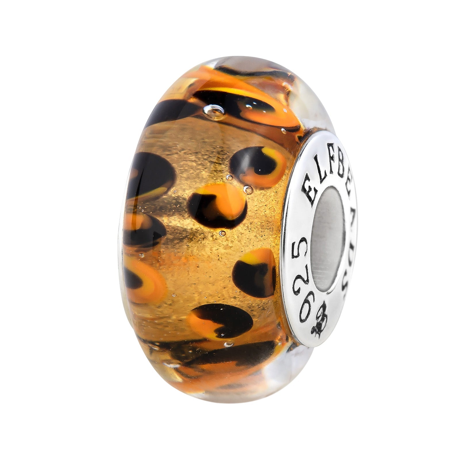 Elfbeads Amur Leopard  glass Bead by The Alternative Bead. Your official Elfbeads Retailer from Germany