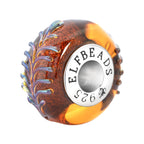 Elfbeads Amber Fern orange glass Bead by The Alternative Bead. Your official Elfbeads Retailer from Germany
