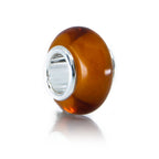 Aurora Charm Amber Glass Spacer orange glass Spacer by The Alternative Bead. Your official Aurora Charm Retailer from Germany
