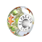 Elfbeads Amberleaf Alchemy green; brown glass Bead by The Alternative Bead. Your official Elfbeads Retailer from Germany