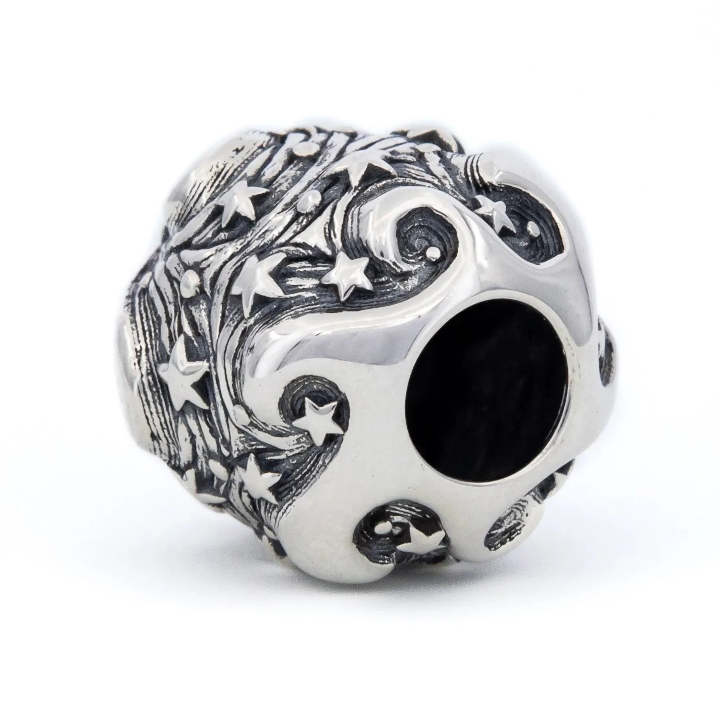 Elfbeads Andromeda Galaxy silver sterling-silver Bead by The Alternative Bead. Your official Elfbeads Retailer from Germany