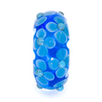 Elfbeads Aqua Fieldstone blue glass Bead by The Alternative Bead. Your official Elfbeads Retailer from Germany
