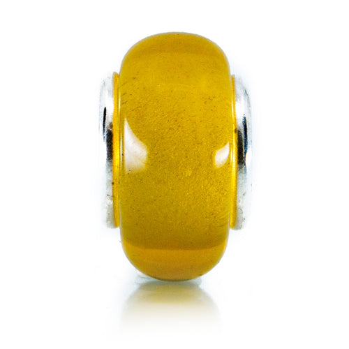 Aurora Charm Autumn Gold Glass Spacer gold glass Spacer by The Alternative Bead. Your official Aurora Charm Retailer from Germany
