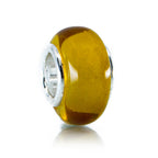 Aurora Charm Autumn Gold Glass Spacer gold glass Spacer by The Alternative Bead. Your official Aurora Charm Retailer from Germany