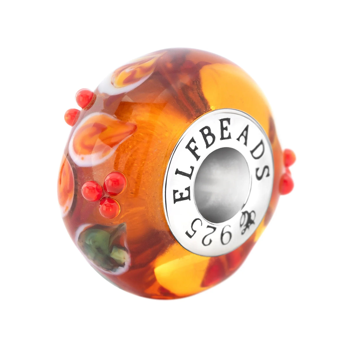 Elfbeads Autumn Painting orange glass Bead by The Alternative Bead. Your official Elfbeads Retailer from Germany