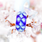Elfbeads Azure Tripetual  glass Bead by The Alternative Bead. Your official Elfbeads Retailer from Germany