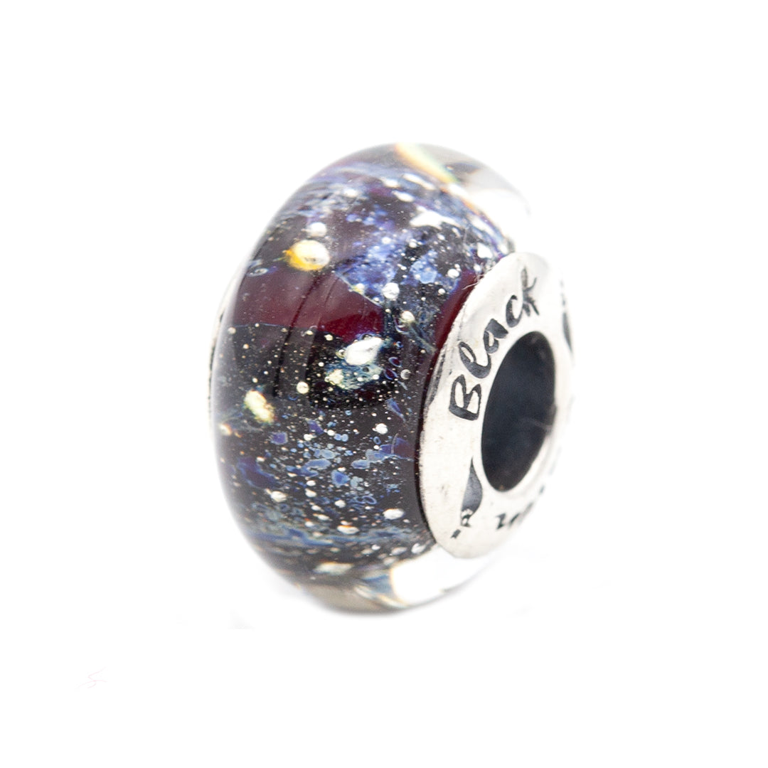 Black Raven Beads Emit Love silver glass Charm by The Alternative Bead. Your official Black Raven Beads Retailer from Germany