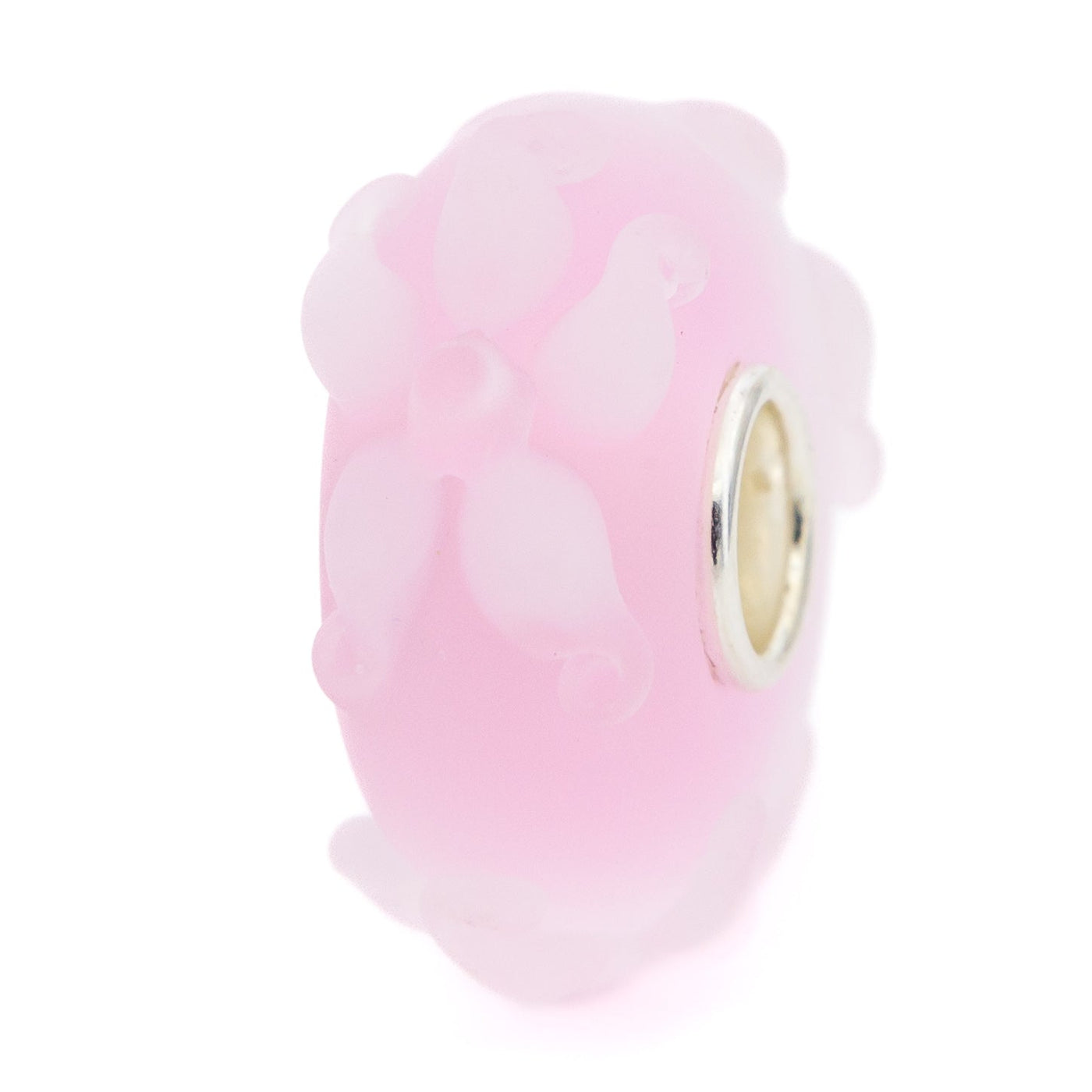 Elfbeads Baby Pink Edelweiss Frost  glass Bead by The Alternative Bead. Your official Elfbeads Retailer from Germany