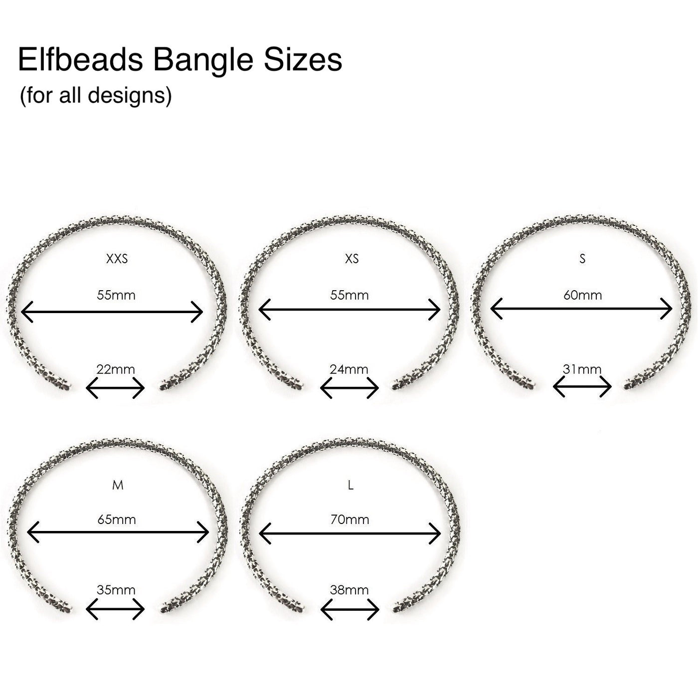  Elfbeads Horizon Bangle Bangle by The Alternative Bead 