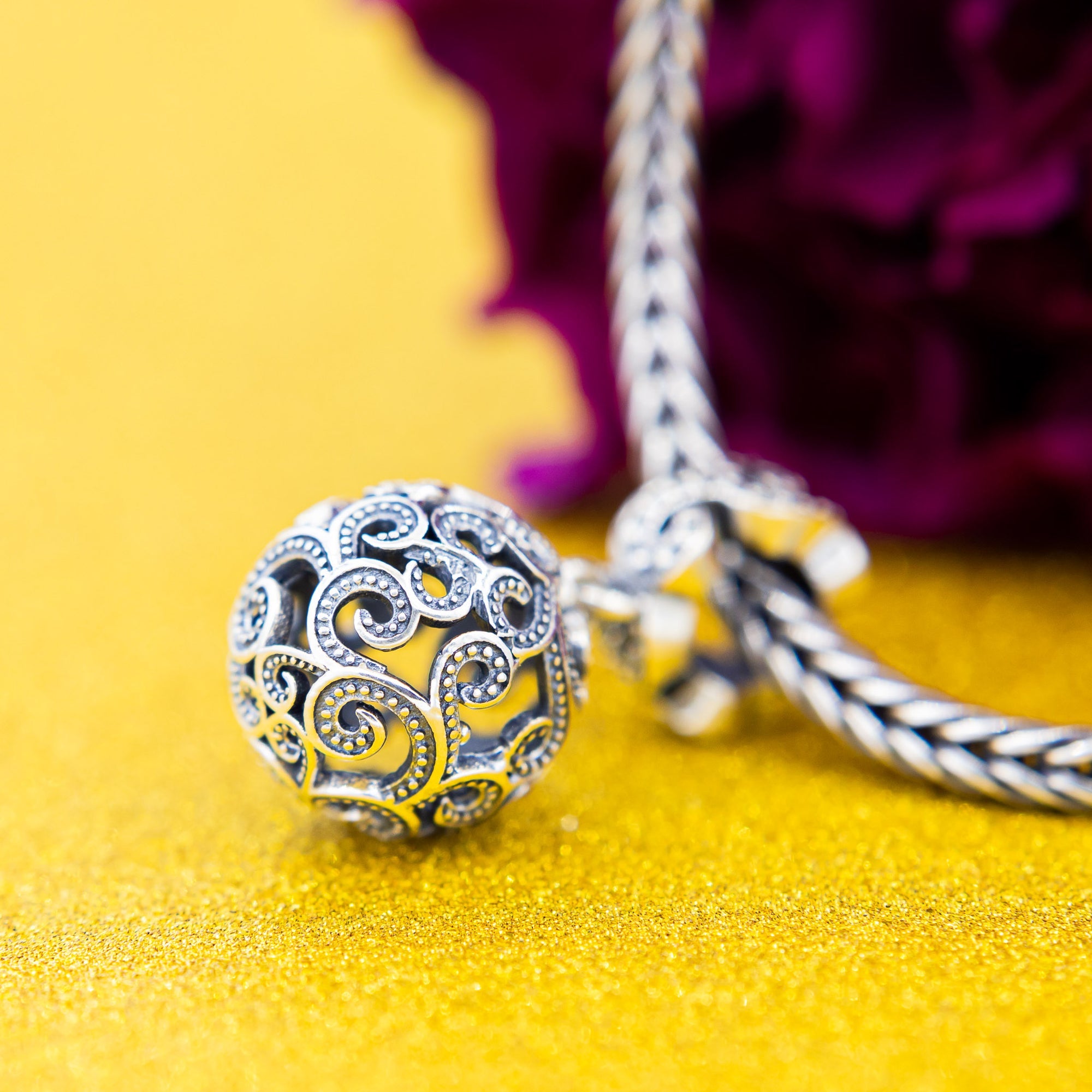 Elfbeads Baroque Dangle V2 silver sterling-silver Dangle by The Alternative Bead. Your official Elfbeads Retailer from Germany