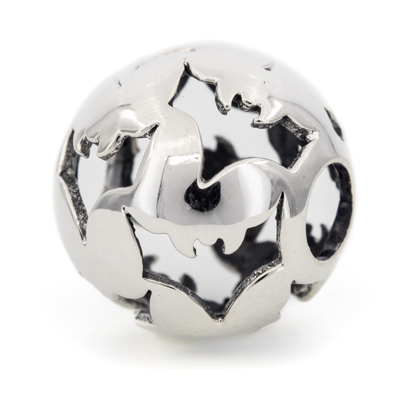 Elfbeads Bats silver sterling-silver Bead by The Alternative Bead. Your official Elfbeads Retailer from Germany