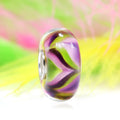 Ogerbeads Bead of the Month December – 2024 purple and pink and green glass Bead by The Alternative Bead. Your official Ogerbeads Retailer from Germany
