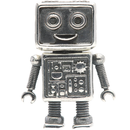 Ogerbeads Beepin’ Bobby – the Robot silver sterling-silver Dangle by The Alternative Bead. Your official Ogerbeads Retailer from Germany