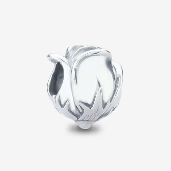 Praan Bella Rose charm silver sterling-silver Bead by The Alternative Bead. Your official Praan Retailer from Germany