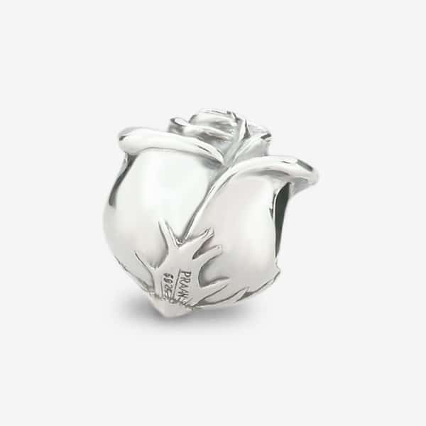 Praan Bella Rose charm silver sterling-silver Bead by The Alternative Bead. Your official Praan Retailer from Germany