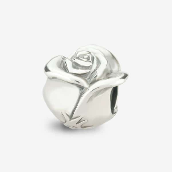 Praan Bella Rose charm silver sterling-silver Bead by The Alternative Bead. Your official Praan Retailer from Germany