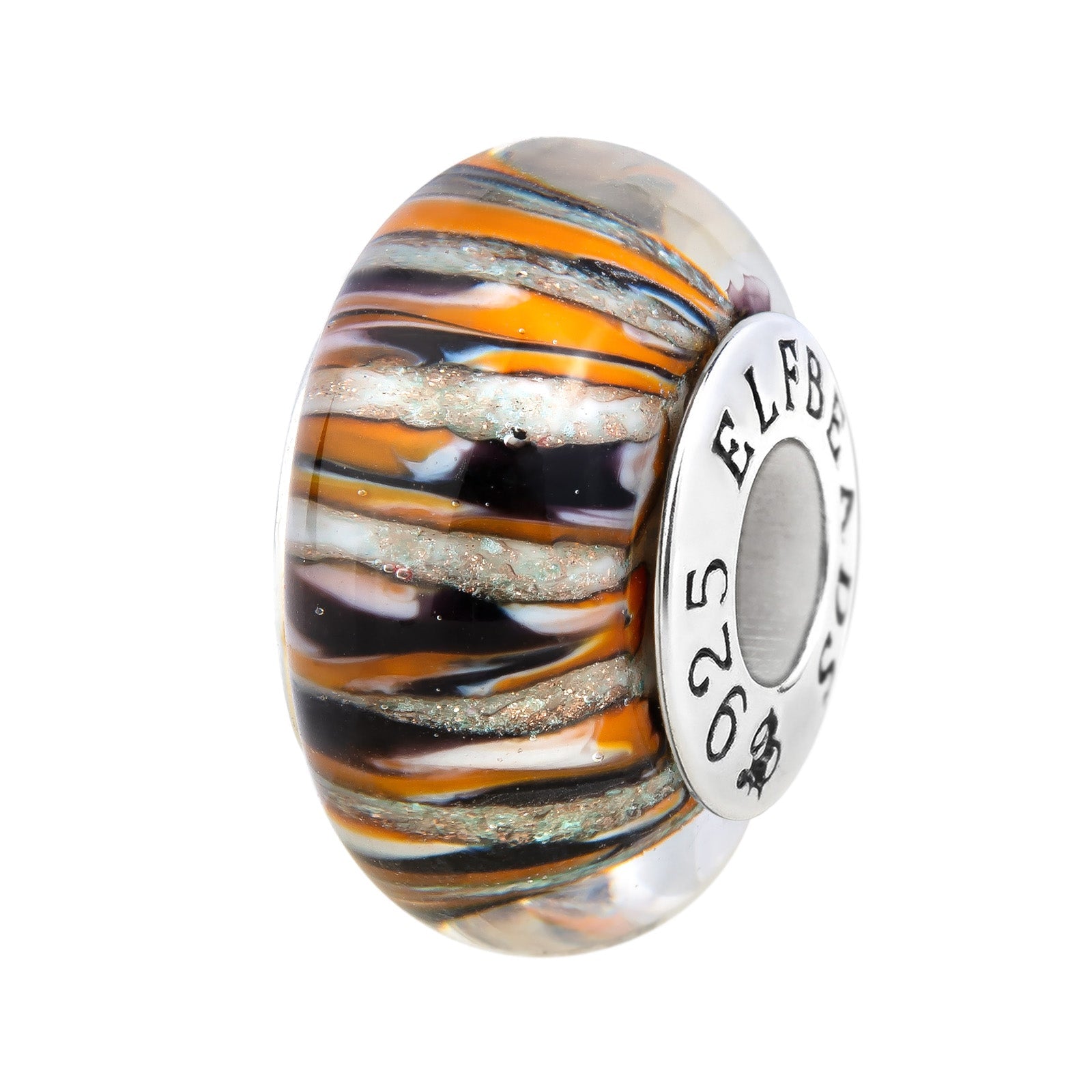 Elfbeads Bengal Tiger  glass Bead by The Alternative Bead. Your official Elfbeads Retailer from Germany