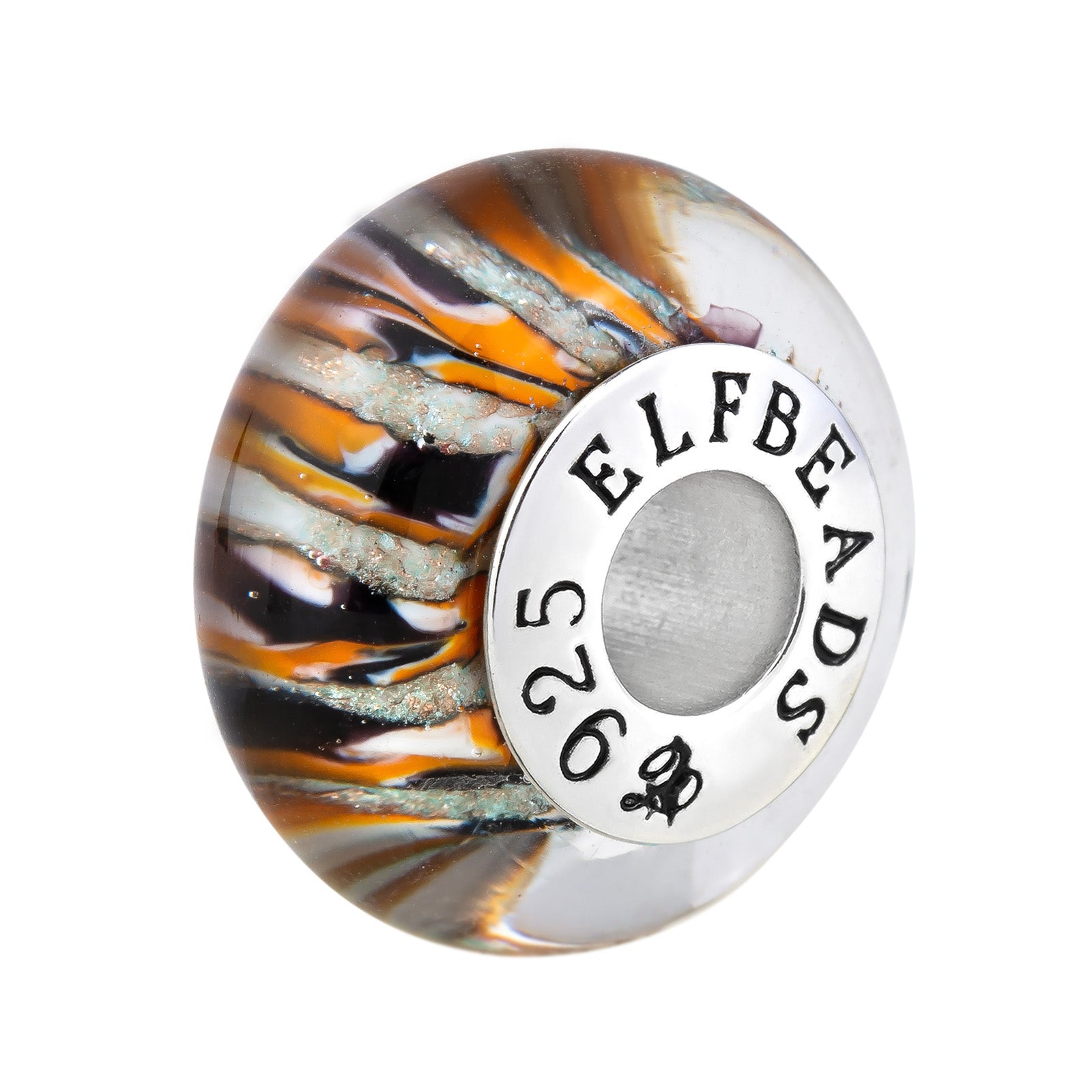 Elfbeads Bengal Tiger  glass Bead by The Alternative Bead. Your official Elfbeads Retailer from Germany