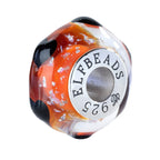 Elfbeads Betty Black Hearts  glass Bead by The Alternative Bead. Your official Elfbeads Retailer from Germany