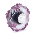 Elfbeads Black Currant Flowertwig Frost  glass Bead by The Alternative Bead. Your official Elfbeads Retailer from Germany