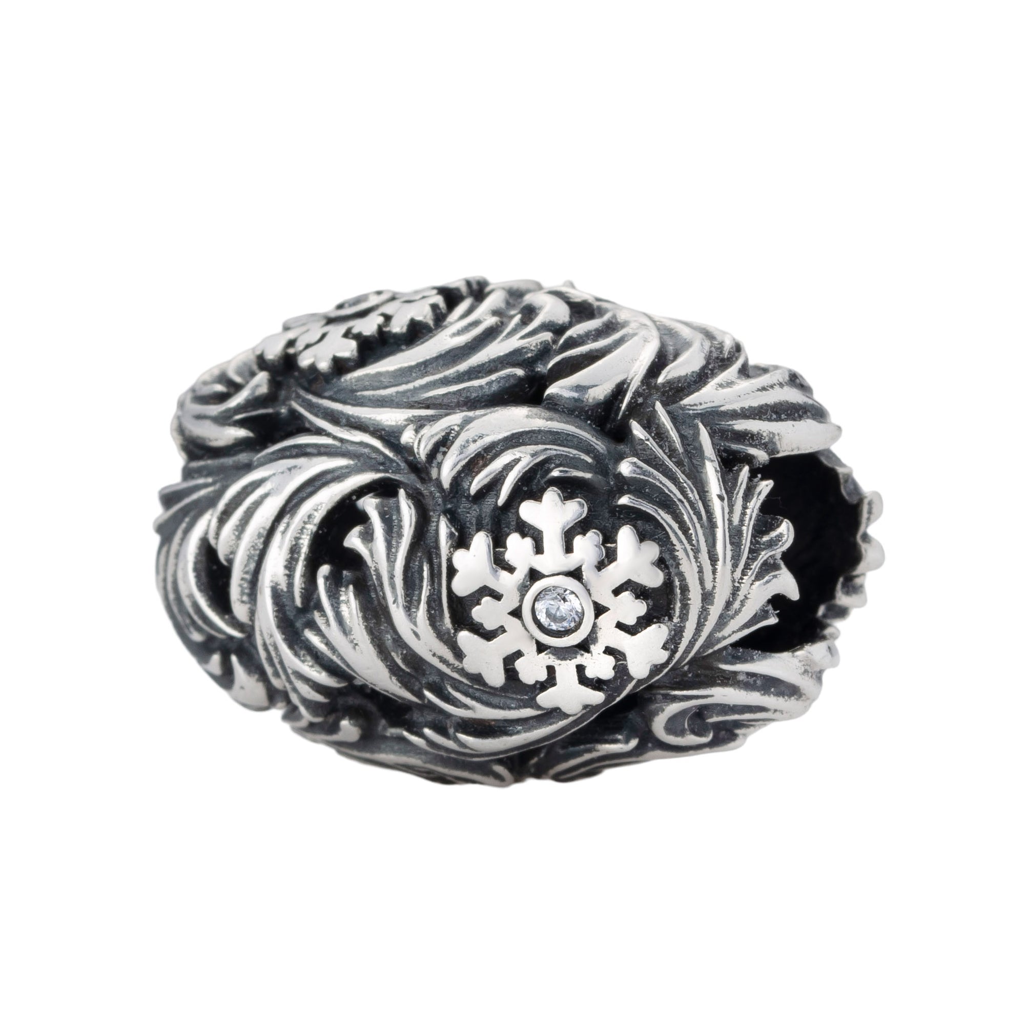 Elfbeads Blizzard Gems Barrel silver sterling-silver Bead by The Alternative Bead. Your official Elfbeads Retailer from Germany