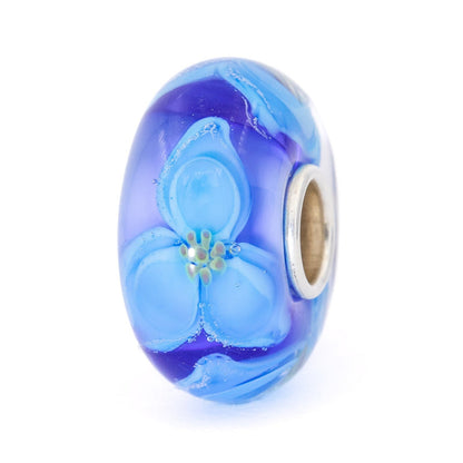  Elfbeads Blue Dream Violets Charm by The Alternative Bead 