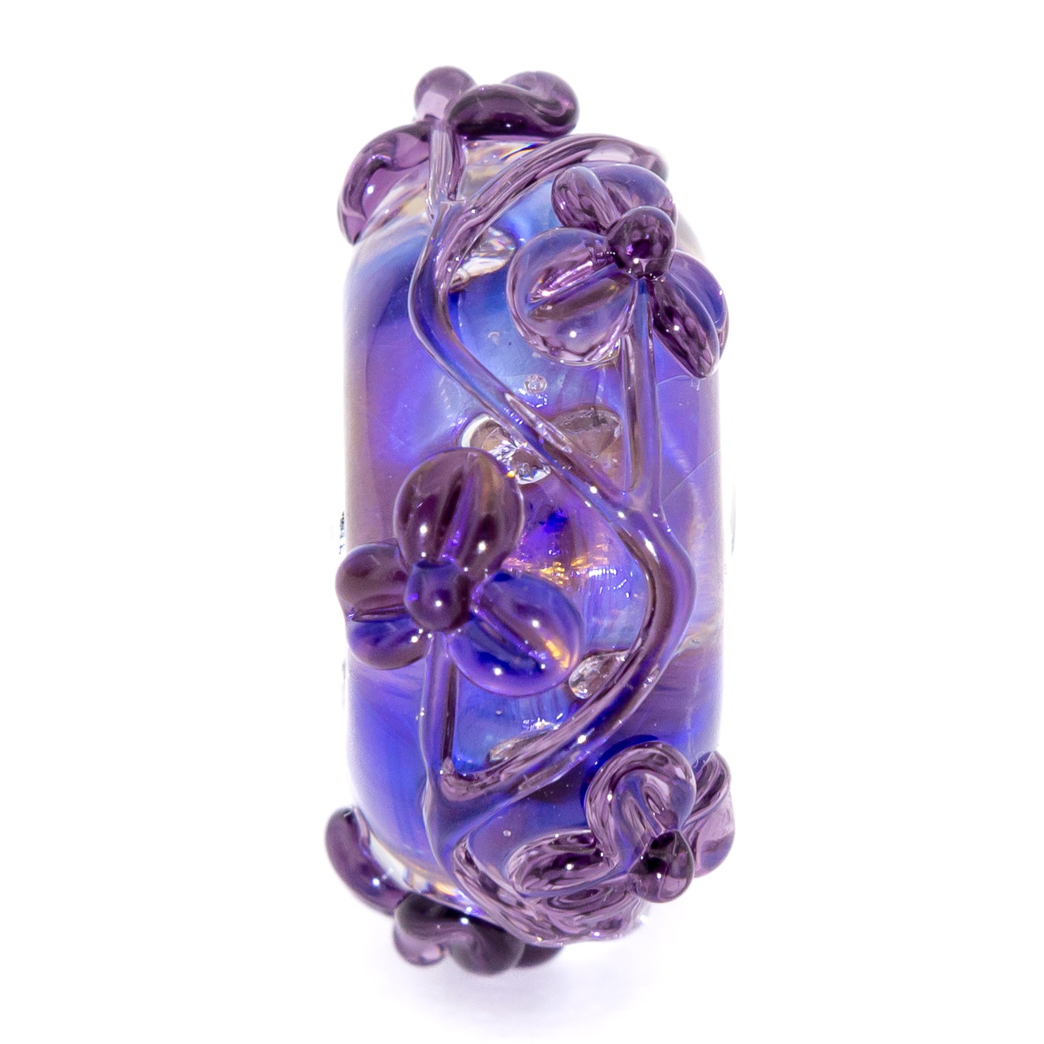 Elfbeads Blue Lagoon Flowertwig blue glass Bead by The Alternative Bead. Your official Elfbeads Retailer from Germany